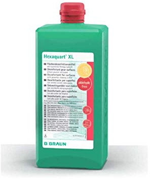 B.Braun Hexaquart XL Flächen Desinfektionsmittel Konzentrat Fußböden, aldehydfrei, 1000 ml