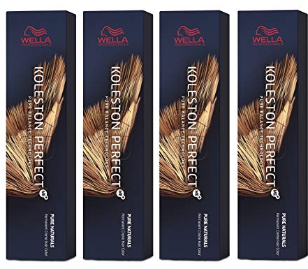4er Wella Koleston Perfect ME+ 3/0 Dunkelbraun 60 ml