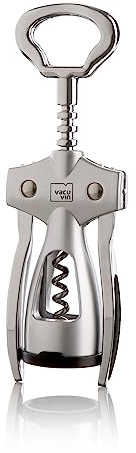 Vacu Vin Winged Corkscrew, Silver