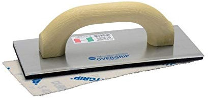 FRATTONE OVERGRIP PER CARTA ABRASIVA FRATTAZZO ALLUMINIO MANICO RESINA 25X11 CM