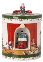 Villeroy & Boch 1483276692 Christmas Toys Paquet Rond Père Noël Multicolore