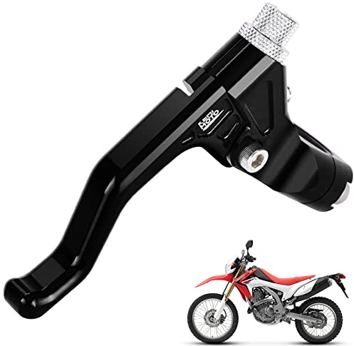 KEMIMOTO Black Short Stunt Clutch Lever Universal Handlebar Left 22 mm 7/8 Compatible with Most Dirt Bike Motorcycle Compatible with CBR250R 2011-2013 Grom 2014-2016