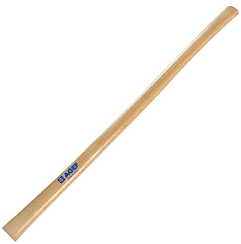 Agef - Manico in Legno di FAGGIO per Scure 90CM - VERICIATO Trasparente