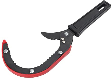 Pinza per Filtro Olio, Pinza per Filtro Olio a Ganasce Chiave per Filtro Olio a Cricchetto Regolabile per Impieghi Gravosi Universale per Filtri Motore