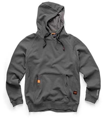 Scruffs Mens Eco Worker Hoodie, Graphite, XL UK