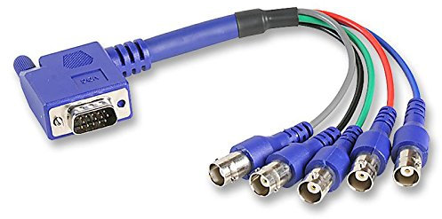 Lead, 90DEG VGA to 5X BNC, 0.15M, HDMI Cables, Qty X 1 | 104-700-015