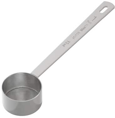 LEIFENY 1 Tablespoon Coffee Scoop, Long Handle Measuring Spoon, One tbsp (15 ml) Coffee Scooper, Stainless Steel Scoop Bulk for Ground Coffee