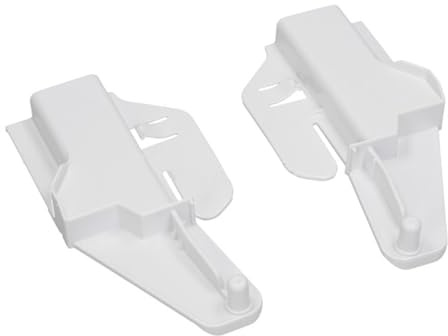 SPARES2GO Glass Shelf Seating Support Left & Right Side Bracket Pair compatible with Neff GI73 GI74 GI78 Freezer