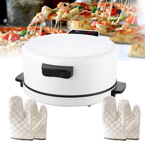 forplubossmmp Mini Four À Pizza De 11,8 Pouces, Four À Pizza De Comptoir pour Machine À Pizza, Ustensiles De Cuisson De 30Cm, Four Grille-Pain À Pizza en Acier Inoxydable pour Usage Commercial