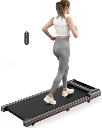 HBTower Walking Pad, Laufband für zuhause, Laufbänder Unter dem Schreibtisch mit Fernbedienung, Treadmill mit LED Anzeige, für zuhause & Büro