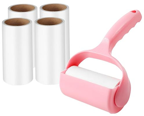 TOKIDNY 1satz Kleberollen Für Kleidung Wiederverwendbare Fusselrolle Mit Handgriff Für Effektive Haarentfernung Von Haustieren Geeignet Für Kleidung Teppiche Und Möbel