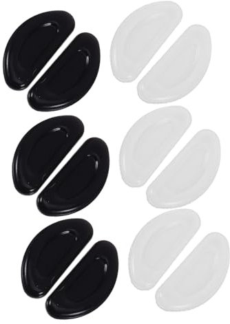 NULYLU 6pairs Slip Glasses Nose Pads Replacement Nose Pads for Spectacles Stick