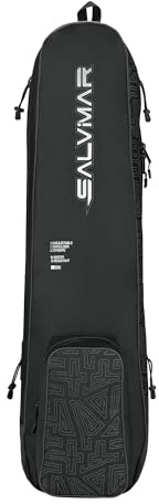 Salvimar Fin Bag, Ryggsäck med fenor, 115 cm, svart/grå