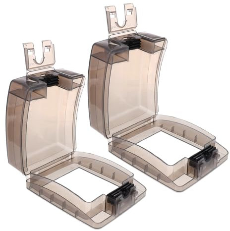 DIYEAH 2juegos Cubierta Para Enchufes De Exterior Protección Para Enchufes De Cubiertas Para Uso Al Aire Jardines y Terrazas