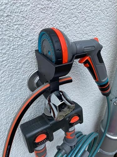 Halter für Gardena Comfort Multibrause，Variante für Wandbefestigung oder für Kemper Olpe Frostsicherer Wasserhahn