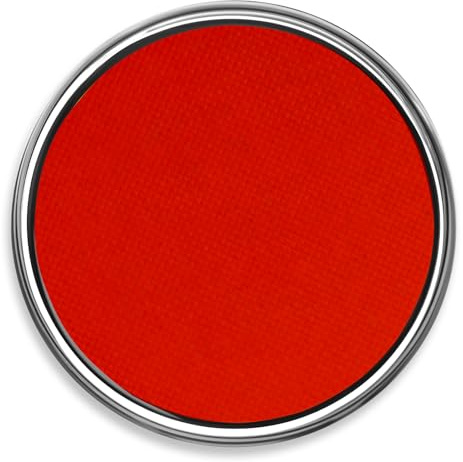 AOOWU Water Color Schminke, Profi-Aqua Schminke, 30g vegan Bodypainting Farben Kinder, Gesichtsfarbe Kinderschminke für Halloween, Clown Joker Cosplay, Karneval, Theaterschminke, Bühne(Rot)