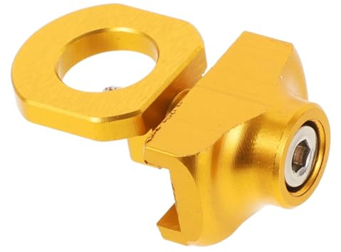 Toyvian Tensores de Cadena para Bicicleta Ajustables de Aluminio Accesorio Resistente para Bicicleta Tensores Duraderos para Seguro de Cadena
