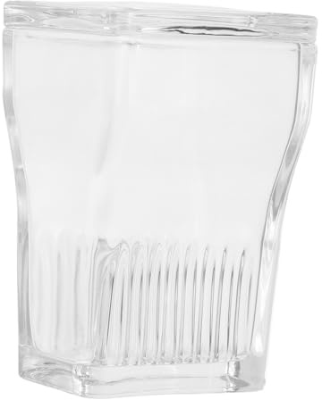 Glas Färbegefäß mit Objektträgergestell für Labor, 9-objektträger | Hochtransparentes Glas, Integrierter Halter, Zuverlässige Nutzung, Passend für Mikroskop Objektträger im Labor