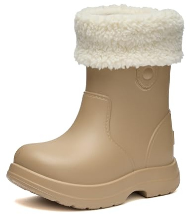 Ladeheid Camminare Botas Agua Niño LA-CA-19 | Térmicas e impermeables, con forro extraíble, suela antideslizante y diseño unisex para invierno