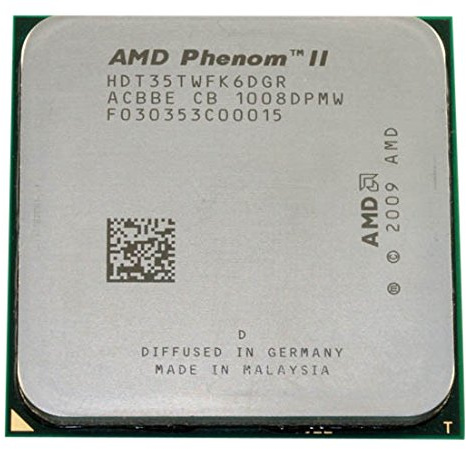 AMD Phenom II X6 1055T (AMD Phenom II X6-Procesador Socket AM3 1055T 64-bit L3 5 6)