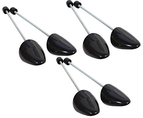 DELFA SLR 3er Set Damen schlanke Form Gr. 39-42 - Schuhspanner mit Spiralfeder – Schuhformer Schuhglätter aus Kunststoff