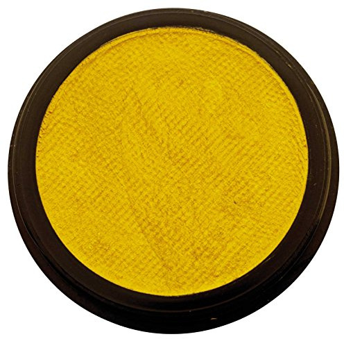 Eulenspiegel - Profi-Aqua Make-Up Perlglanz, Schminke 12 ml, Gold | Wasserbasierte Schminke für Facepainting & Bodypainting, für Karneval & Mottopartys
