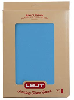 LELIT PA019 Telo copriasse imbottito azzurro, 129 x 44 cm