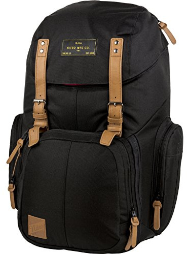 Nitro Weekender Alltagsrucksack mit gepolstertem Laptopfach, Schulrucksack, Wanderrucksack inkl. Nassfach