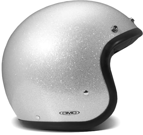 DMD 1jts30000gs05 Helm Motorrad, Glitter Silber, XL