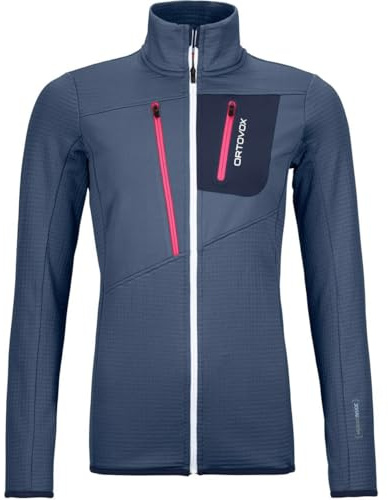 ORTOVOX Damen Fleece Grid Jacke