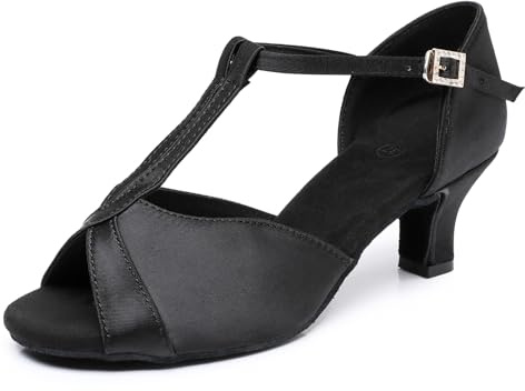Rosefinch Donne Sala da Ballo Scarpe da Ballo Latino Salsa Bachata Prestazioni Professionali Sparkly Dance Scarpe da Ballo A05