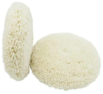 MOBUKJUU 7 Pulgadas 180mm Lana Suave Doble Cara Almohadilla Pulido Pulido para Coche, Barcos, Aviones, Madera, Vidrio