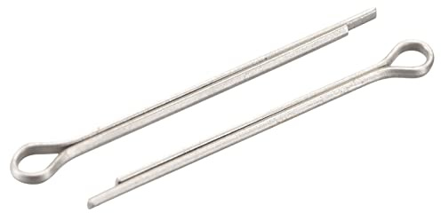sourcing map 60 Stück Splintstift Geteilter Splint 1x16mm Edelstahl Klippverschluss Sicherungssplinte für Kfz Silber