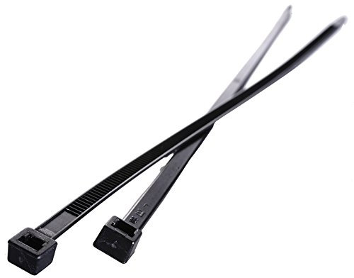 Kabelbinder Premium aus hochwertigem PA6.6 - nicht zu öffnen - schwarz - 100 Stück - KBB 200 x 3,6mm