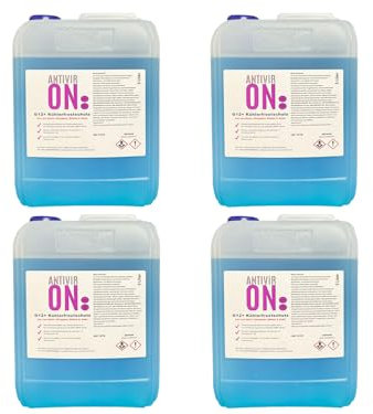 ANTIVIR ON 20 Liter Kühlerfrostschutz G12+ Kühlflüssigkeit Fertigmischung -40° Kühlmittel