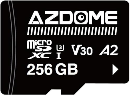 AZDOME 256 GB Micro-SD-Speicherkarte für Dashcam U3, A2