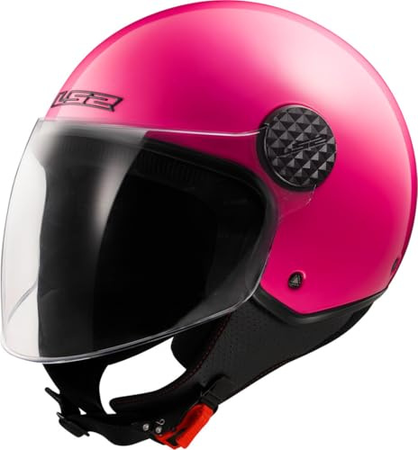 LS2, Jet-Motorradhelm SPHERE LUX II SOLID Fluo Pink, S