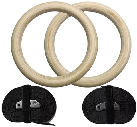Outdoor-Gymnastikringe – Klimmzugstange, Gymnastikringe, rutschfeste Fitness-Ringe, vielseitige, stabile Übungsringe, Klimmzugring, , ABS und Nylon, Herren-Workout-Ringe für Zuhause, im Freien