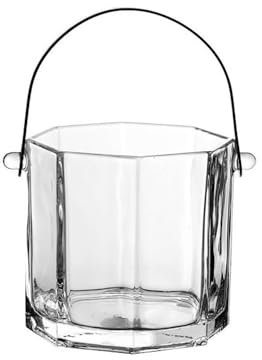 SDA287MZ Eiseimer Glas-Eiskübel, kommerzieller Champagner-Eimer, Heimbar, Kleiner EIS-Pellet-Eimer for Eiswürfel Eiswürfelkühler