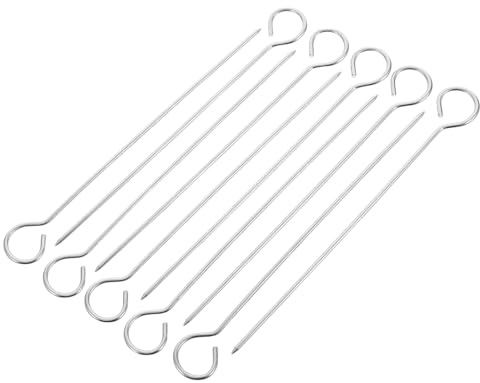 GARIOUANS 10 Soportes para Mechas de Hierro Accesorio de Mecha de Acero Inoxidable Reutilizables para Centrar y Material para Hacer Velas DIY