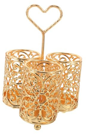 DINHEAROM Soporte De Utensilios De Cocina Vintage Organizador De Cubiertos Drenaje Porta y Cucharas para Encimeras Diseño Moderno y Funcional para Hogar