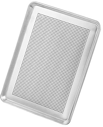 Plaque de cuisson perforée en alliage d'aluminium pour pâtisserie