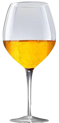 Verre à vin surdimensionné - gobelet de fête géante, tasse de bière jumbo | 3,2L Glotte de consommation décorative, accessoire de barre de nouveauté + Birthday College Giftware pour adult