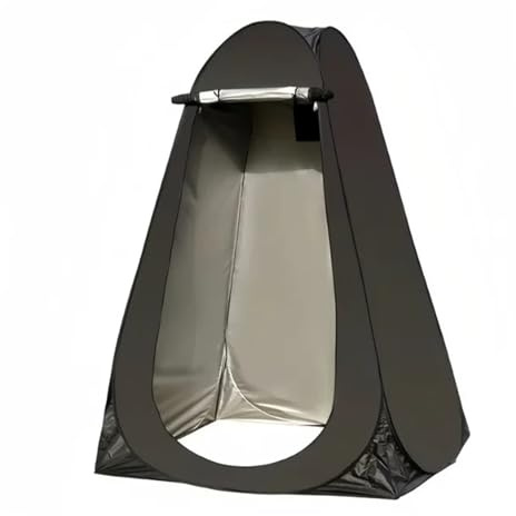 Tragbare Zelt 1PC Outdoor Tragbare Privatsphäre Dusche Zelt Strand Bad Umkleideraum Camping Wandern Private Toilette Angeln Sonnenschirm(Black)