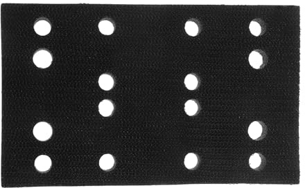 TEHAUX Tamponi di Supporto in Spugna Abrasiva 80x133mm per Levigatrice Pneumatica, Cuscinetti Buffer di Interfaccia Resistenti Carta Vetrata, Accessori per Platorelli Multifunzione