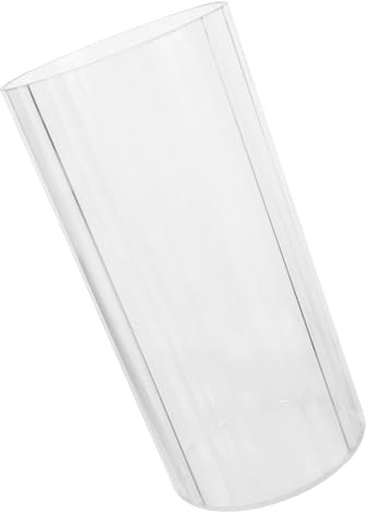 JECOMPRIS Jarrón Transparente Cilíndrico de Pet para Flores y Plantas Hidropónicas, Diseño Moderno Minimalista Alta Transparencia Adecuado para Decoración de Bodas
