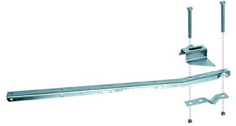 BuyStar Stendiabiancheria da ringhiera balcone | Coppia di Bracci staffe stendibiancheria per balcone in acciaio | Stendino stendini per balcone ringhiera ringhiere