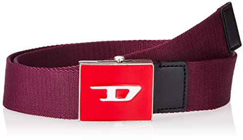 Diesel_D LOGO B-PLAKUE BELT_APPAREL_BELT_Rot_95