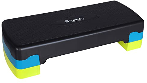 ForzaFit Aerobic Stepper - Verstellbar - Schwarz
