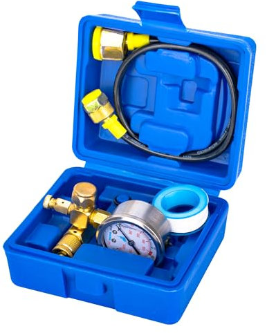 GRYVOZE Kit de carga de gas nitrógeno martillo martillo hidráulico, Herramientas de prueba de presión de gas de nitrógeno, Martillo hidráulico